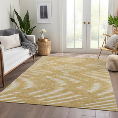 Tapis géométrique Premium lavable à la machine Colmenero AMF1016