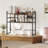 Desk Hutch Dorm, Countertop Storage Hutch With 5 Shelves For Computer Desk, Multipurpose Wood Desktop Display Organizer Rack For Home Office Dorm