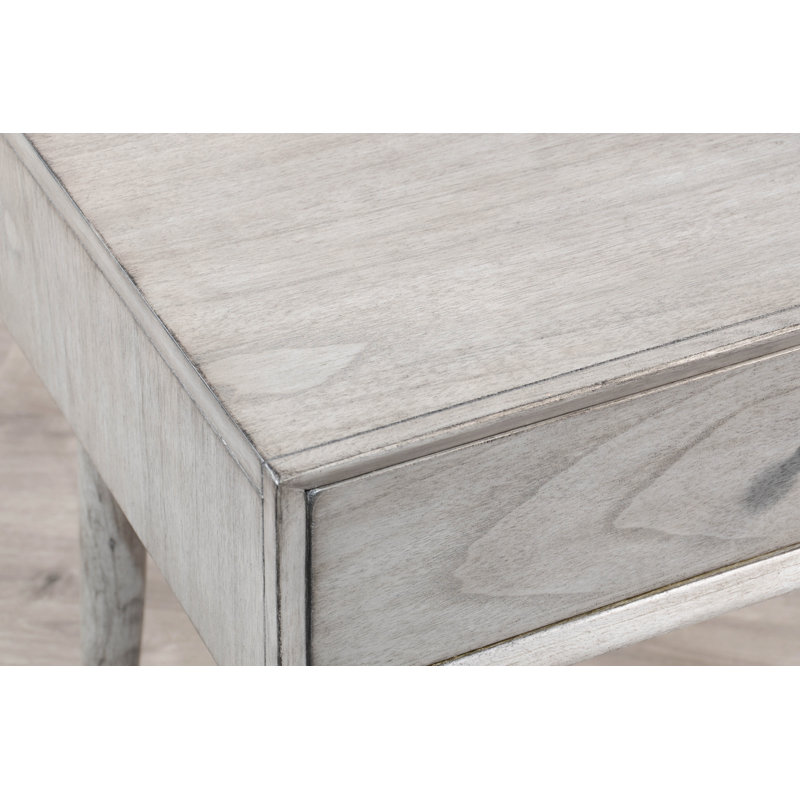 Haddad Solid Wood Platform Bed, Queen, Mod Grayrne