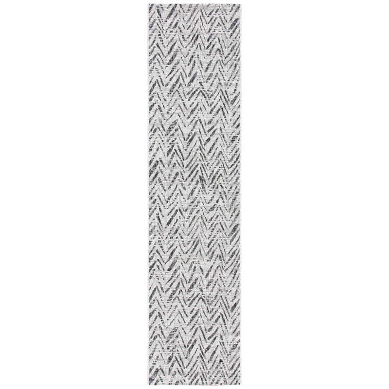 Smeltertown Performance Chevron Indoor/Outdoor Area Rug, Runner 2'3" x 8'