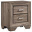 Ensemble de chambre avec grand lit 5 pièces Bello, brun taupe transitionnel et noir-271413826-271413825