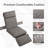 Serita Serita Outdoor All-Weather PE Wicker Adjustable Reclining Lounge Chair With Cushions-2033731577