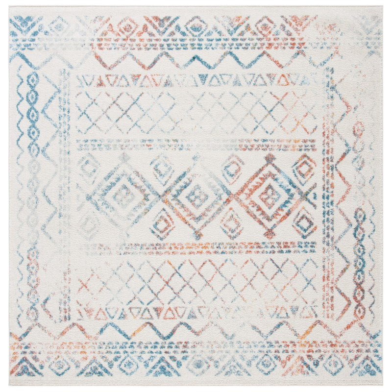 Dempsey Performance Southwestern Rug, Square 6'7"