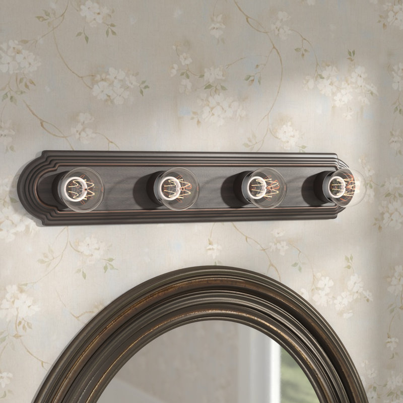 Carder 4 - Light Dimmable Bath Bar, Oil Rubbed Bronze