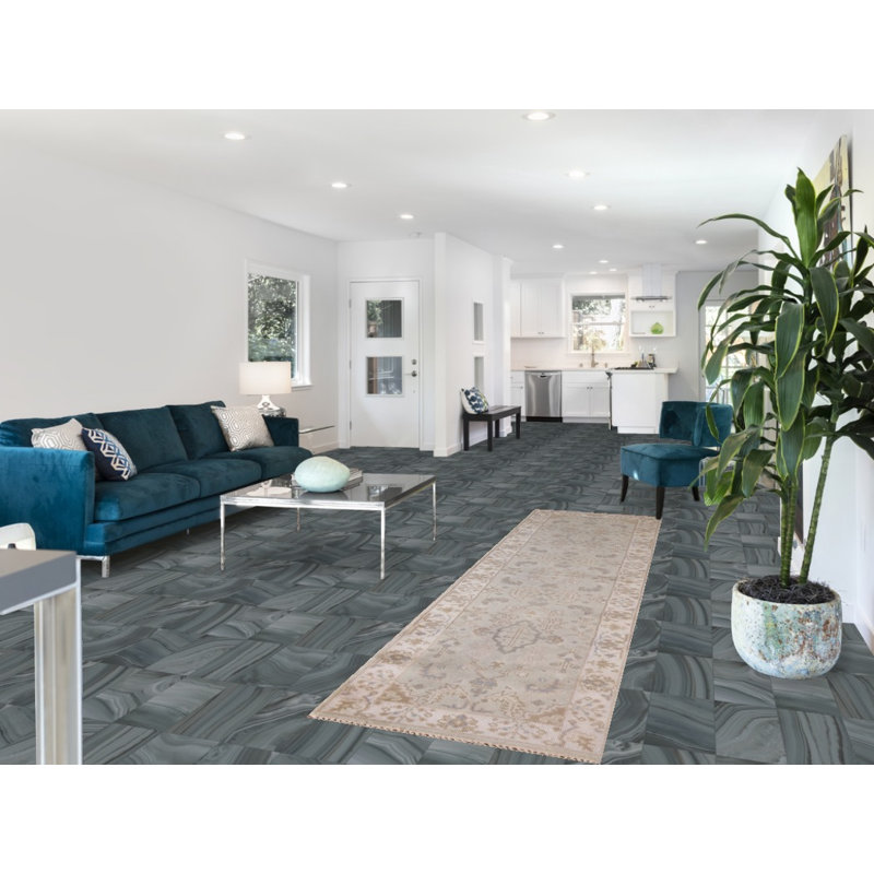 Tapis de couloir All-Over Oushak 3 x 10