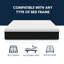 Matelas en mousse viscoélastique, sensation moyenne, matelas 10 po Freshrise-53134391
