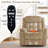 39.3" Wide Modern Plush Heated Massage Manual Recliner-1024799589