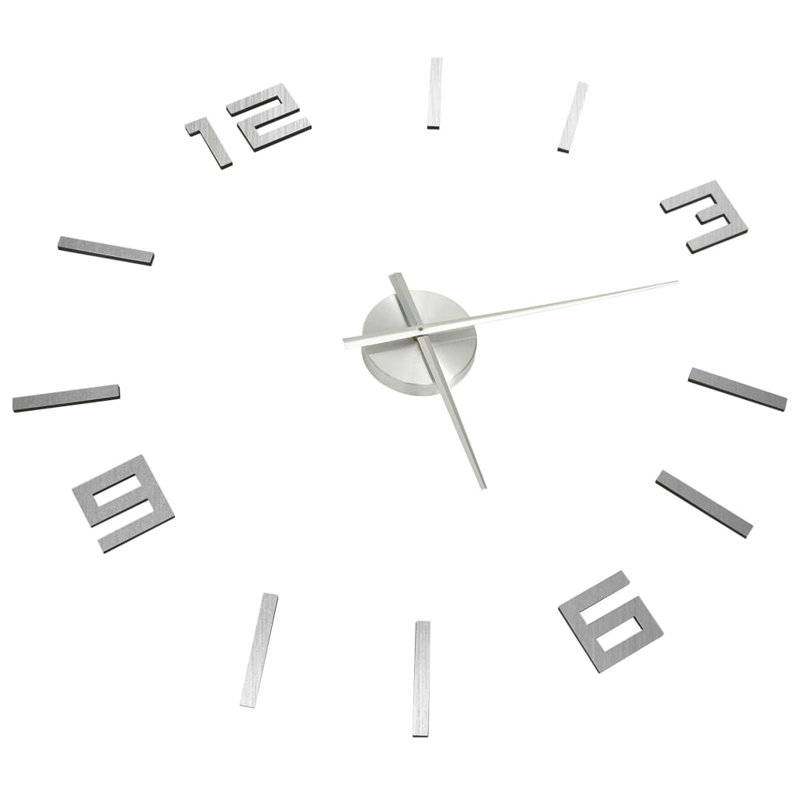 Gallo EVA (ethylene-vinyl Acetate) Wall Clock, Silver
