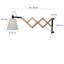 Aoki Wood Plug-in Swing Arm Sconce
