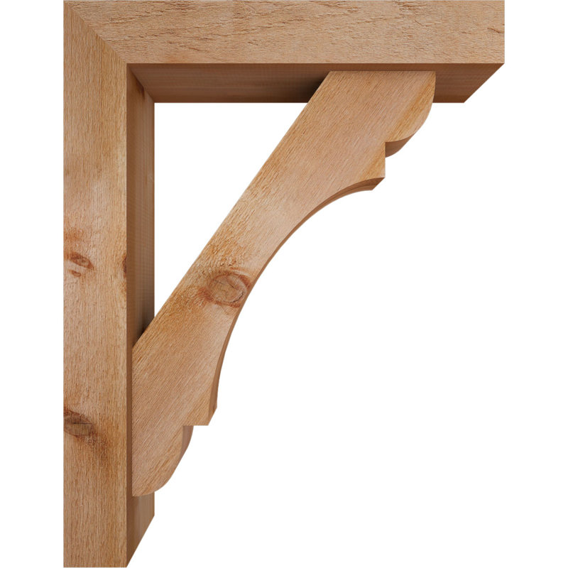 Support de bloc olympique avec entretoise décalée, 36 x 28, Cèdre rouge occidental de l 6 po (scié brut)
