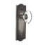 Meadows Plate with Oval Clear Crystal Door Knob-400752652-400752661