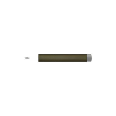 Deltana BDS450U5 Extension Baseboard Door Bumper, Solid Brass in Antique Brass
