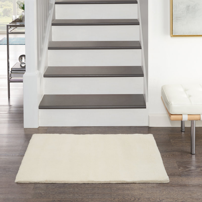 Tapis d'intérieur moelleux Plush Cloud, Ivoire ivoire, Rectangulaire 2 pi x 3 pi