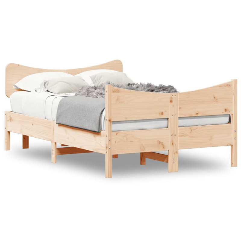 Dostalikova Solid Wood Bed, UK Small Double - 120 x 190 cm