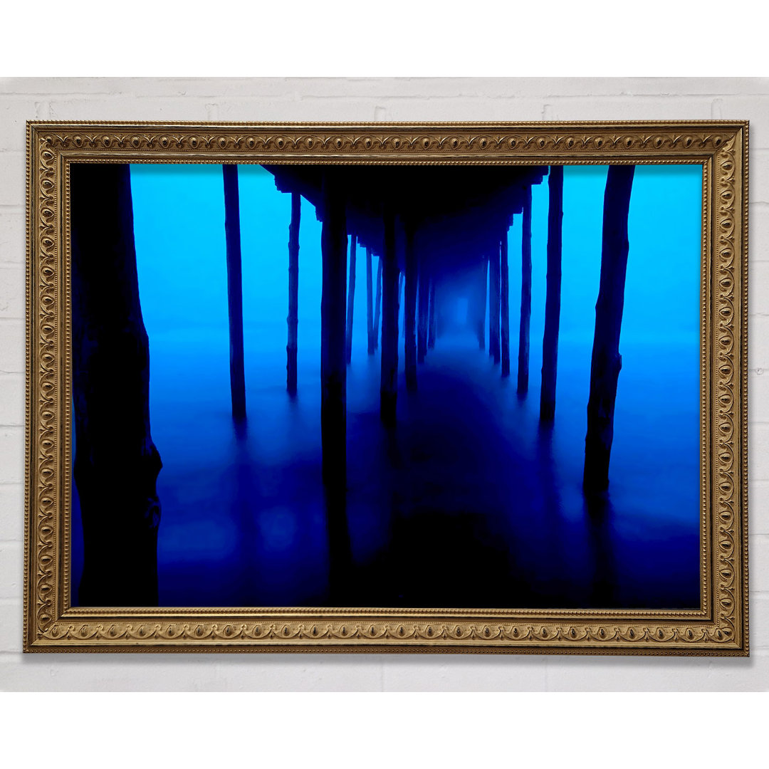 Under The Boardwalk Blues - Einzelne Bilderrahmen Kunstdrucke