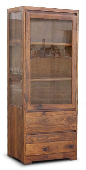 Grand Isle Display Cabinet, Honey