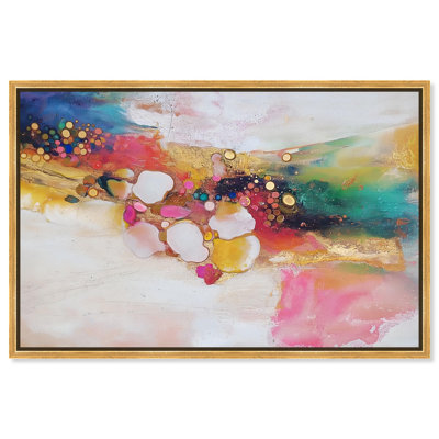 «Vibrant Dabs II», toile abstraite par Pop Art 