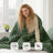 Avril Green Fluffy Ribbed Plush 2-Piece Twin/Twin XL Comforter Set-101983306-101983312