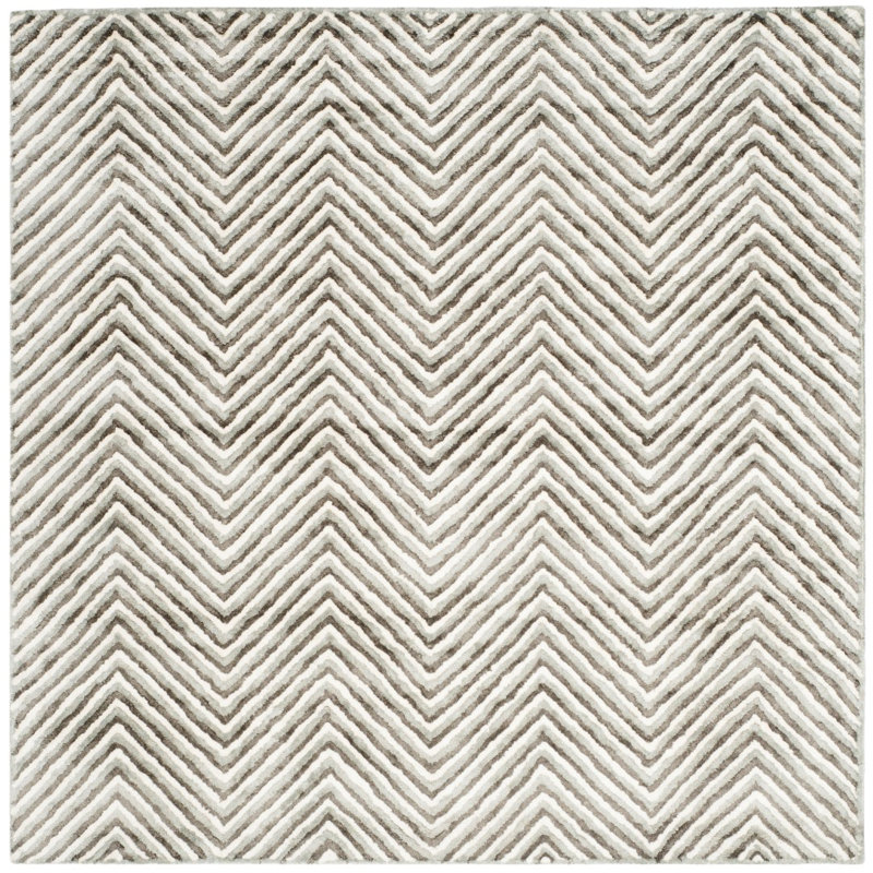 Tapis à chevrons Soho, Carré 6 pi