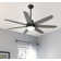 60" Wilder 7 - Blade Standard Ceiling Fan with Wall Control and Light Kit Included