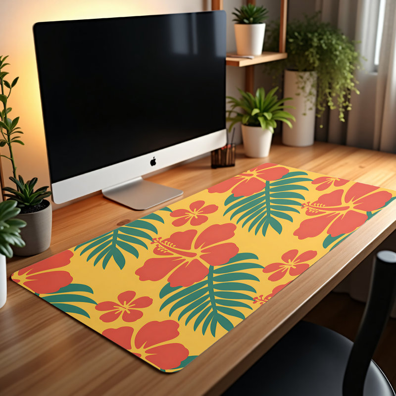 Polyester Desk Pad, 31.5x15.5
