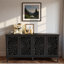 Buffet 60 "avec sculptures florales et pieds en bois massif-2032948048