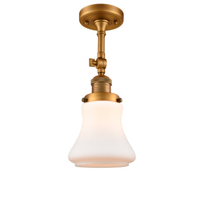 Edda Glass Semi Flush Mount