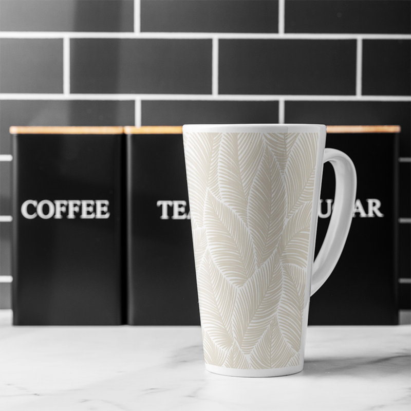leaves Designer Latte Mug