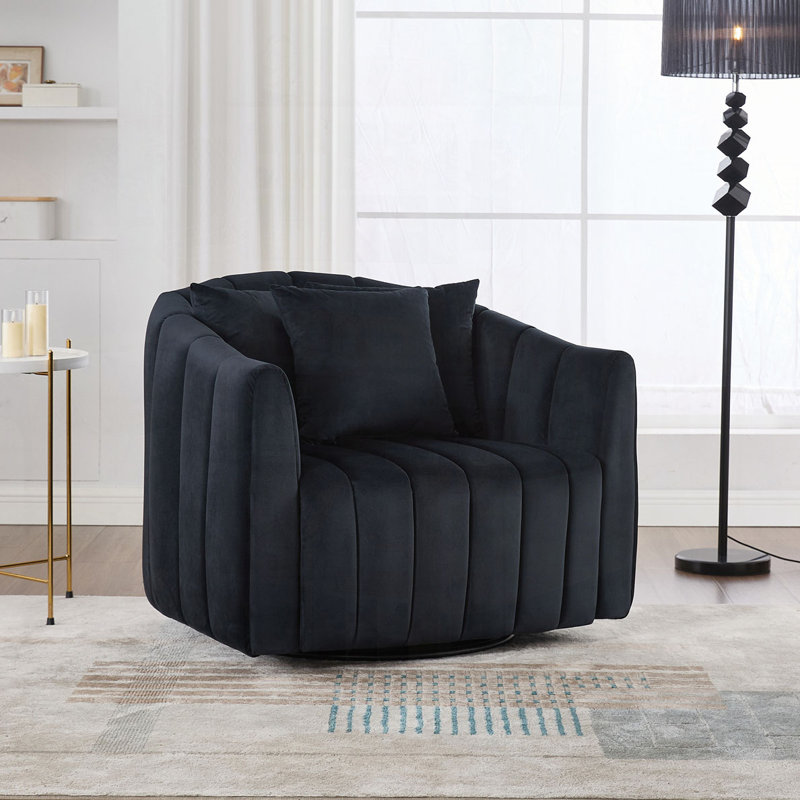 Canapé-lit simple pliable de 40 po avec accoudoirs et dossier, Noir