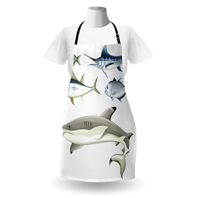 No Pattern Bib Apron