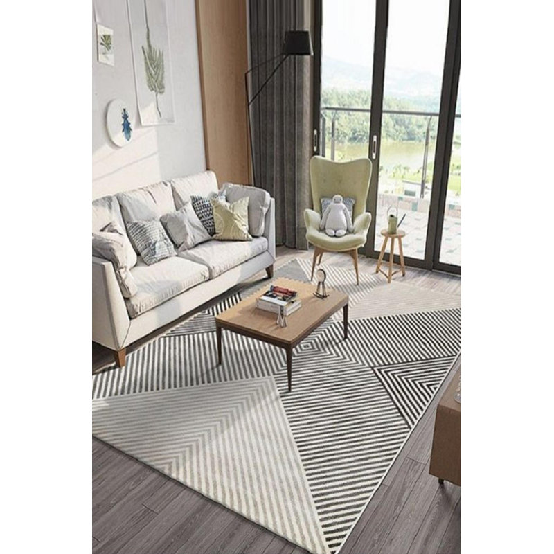 Tapis Megja avec envers antidérapant, Tapis de couloir 3 pi 11 po x 8 pi 2 po