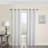 Eclipse Microfiber Blackout Grommet Curtains, Solid Thermaback Window Curtains for Bedroom, Kids Room, or Nursery (1 Panel), 42 In wide x 95 In long, Peacock-1237135365-1237135360