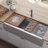 Ruvati Wood Platform with Mixing Bowl and Colander (complete set) for Workstation Sinks