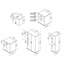 Ensemble de rangement modulaire 6 pièces Bush Business Furniture-61380778