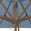 Parasol en teck 11 pi-4719649