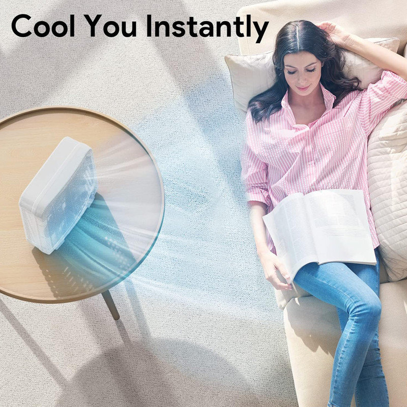 White 10-Inch Two-Speed Portable Box Fan