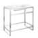 ANZZI Orchard Series 22'' Solid Surface Rectangular Bathroom Sink with Overflow