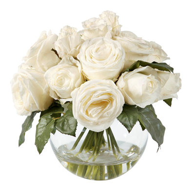 Roses In A Bubble Bowl