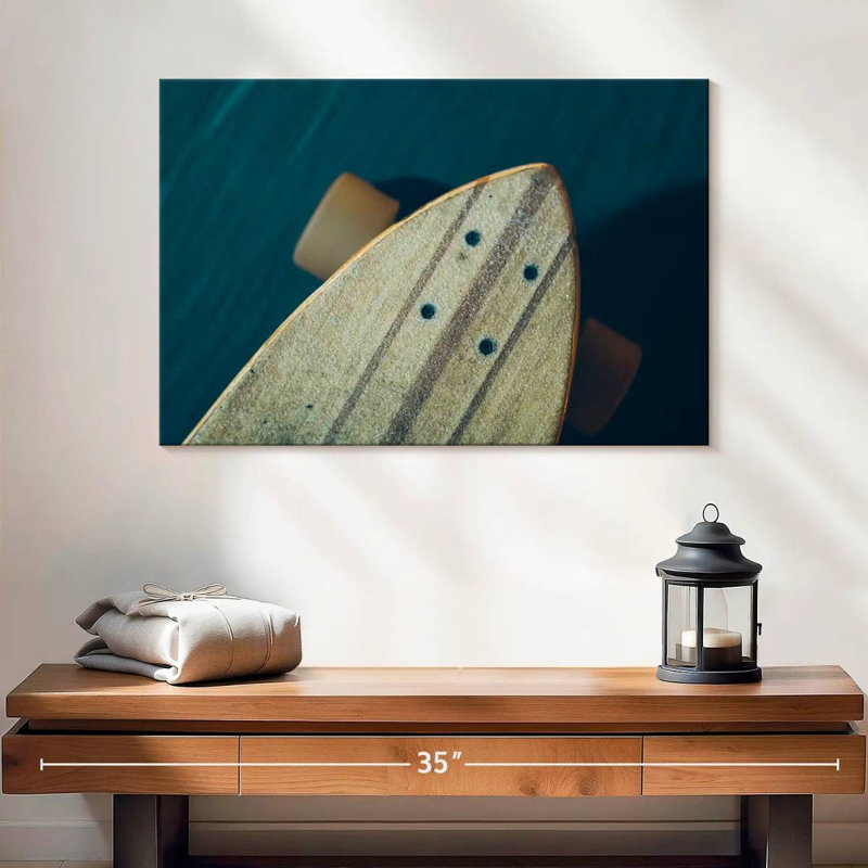 Senne Textured Skateboard Deck, 32" H x 48" W