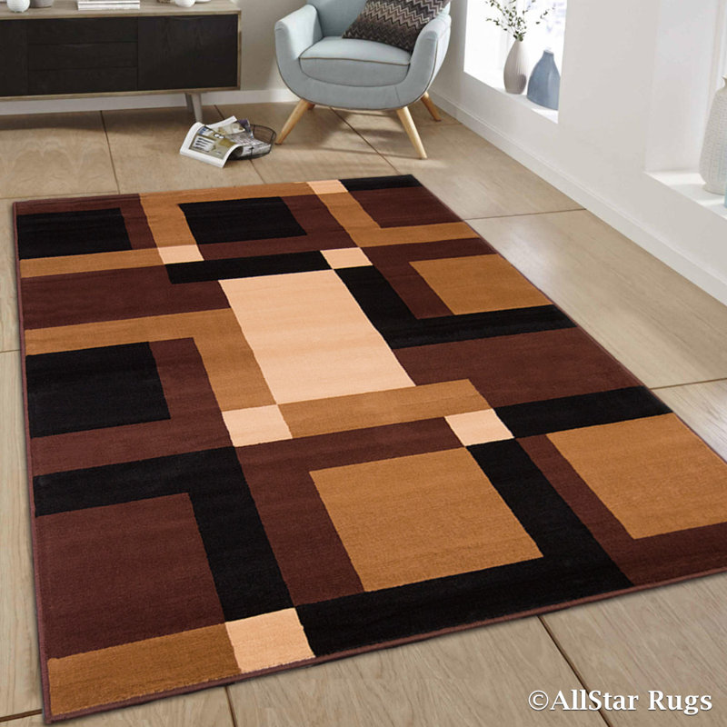 Cline Performance Geometric Indoor Rug, 5'2" x 7'1"