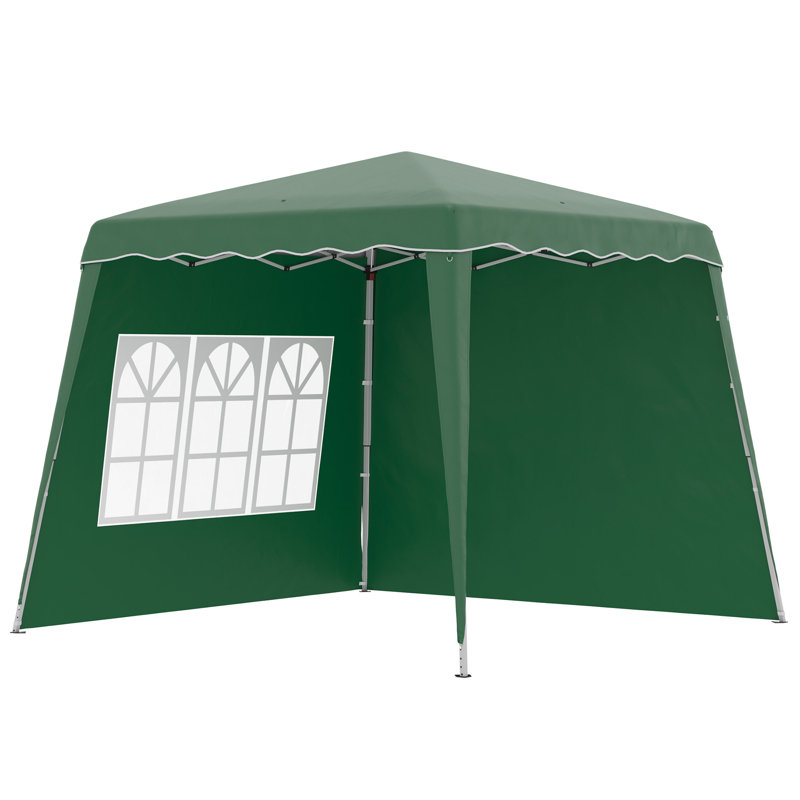 Avram Pop Up Canopy With Inclined Legs, Green