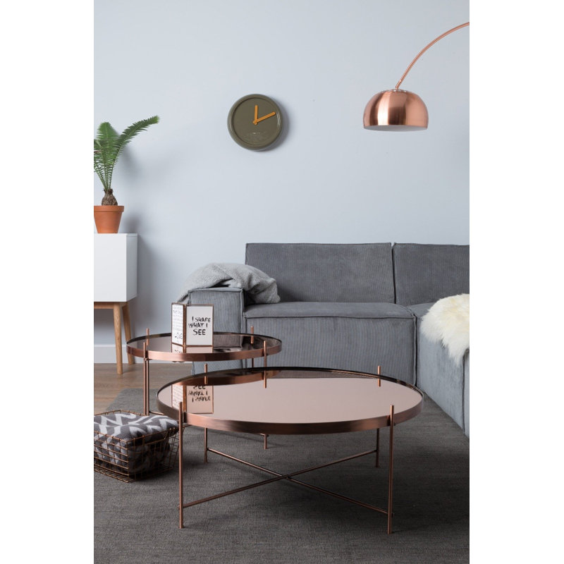 Adjustable Arc Floor Lamp in Yellow and Gold Metal