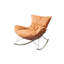 Chaise berçante en métal Leisure Light Luxury