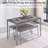 Fauste 4 - Person Four Leg Dining Set-90938468-90938471-90938467