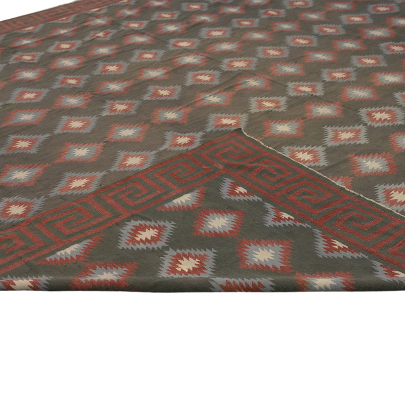 Dhurrie One-of-a-Kind Rectangle 13'10" X 15'6" Area Rug
