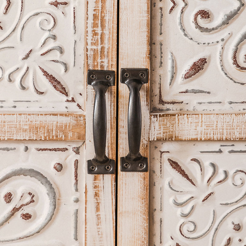 American-style retro antique carved cabinet