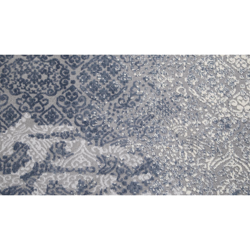 Fincham Abstract Indoor Rug, Rectangle 4'2" x 6'