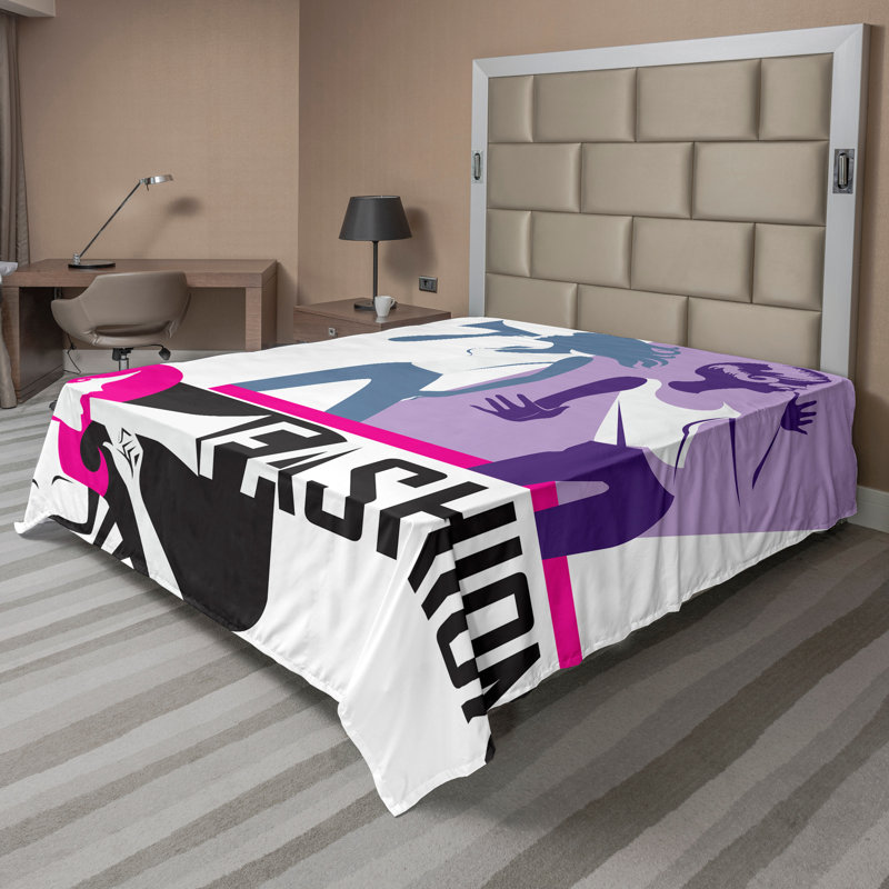 Drap-housse féminin Ambesonne, Très grand californien