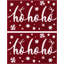 Ensemble de tapis de bain de Noël (2 pièces), 81 x 51 cm + 81 x 51 cm, en microfibre douce, antidérapant et lavable, rouge.-129729093