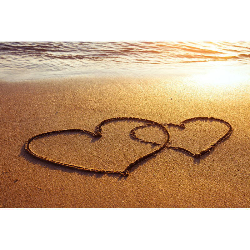 Double Hearts - Wrapped Canvas Print, 41 cm H x 61 cm W x 3.81 cm D